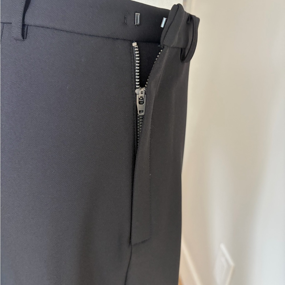NWT JNBY Small Assymetrical Hem Stretch Artsy Ruffled Midi Black Skirt - Picture 10 of 14